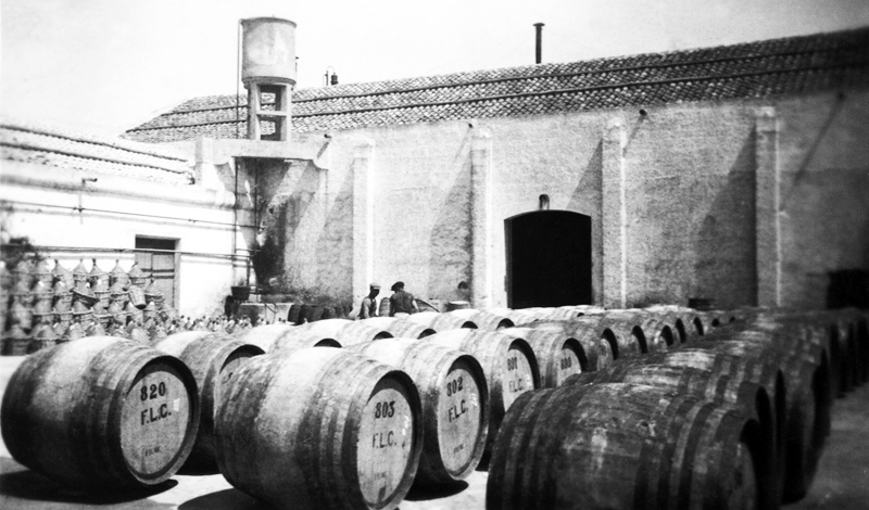 Historical shots of Cantine Lombardo
